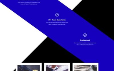 Template Layout Website Car Detailing