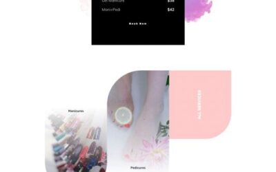 Template Layout Website Salon Kuku