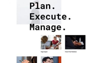 Template Layout Website Perusahaan Rintisan