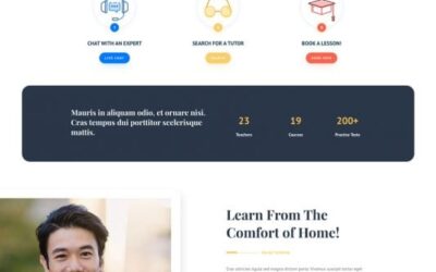 Template Layout Website Pengajar Privat