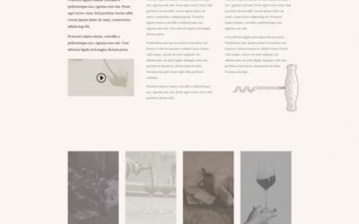 Template Layout Website Perusahaan Anggur