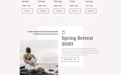 Template Layout Website Jasa Instruktur Yoga