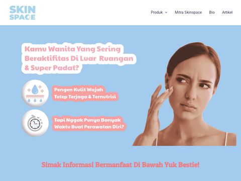 jasa pembuatan website bisnis perusahaan contoh skinspace.id